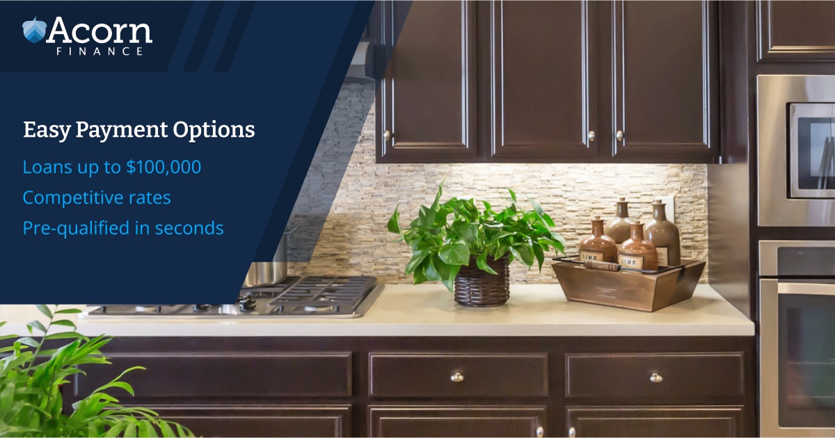 Acorn Finance easy payment options: loans up to $100,000, competitive rates, pre-qualified in seconds